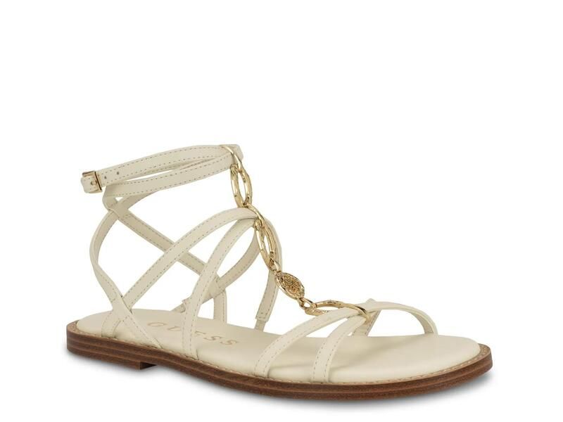 ゲス レディース シューズ サンダル GuessGrunge Gladiator Sandal Ivory アイボリー