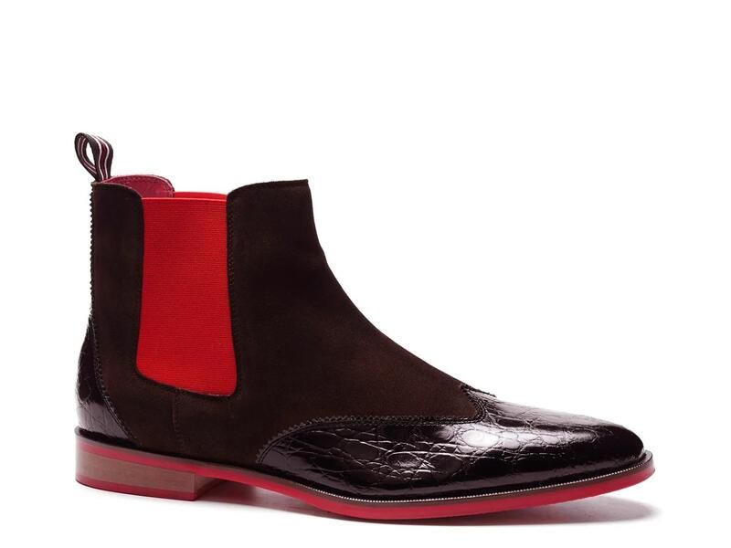 カルロスサンタナ メンズ シューズ ブーツ・レインブーツ チェルシーブーツ チェルシー Carlos by CarlosantanaMantra Chelsea Boot Dark Brown ブラウ