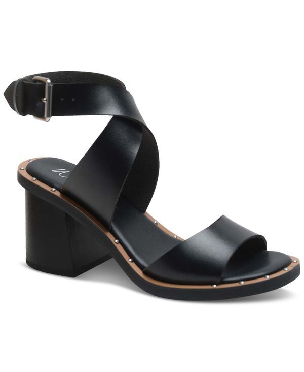 ワイルド ペアー レディース シューズ サンダル ヒール Wild Pair Womens Eliian BlockHeel Dressandals Black ブラック