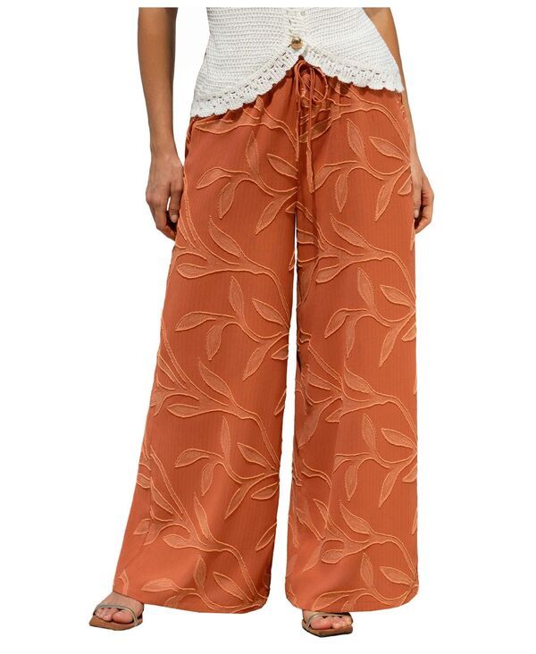 カップシー レディース ボトムス カジュアルパンツ Cupshe Womensienna Sun Tropical Pants Orange オレンジ