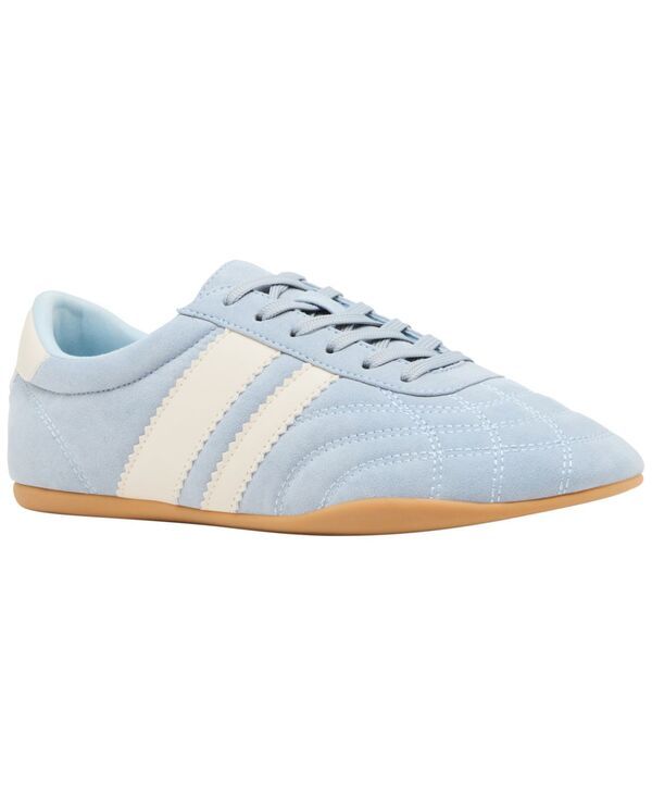 マッデンガール レディース シューズ スニーカー キルティング レース Madden Girl Womens Posh Quilted LaceUp Sneakers Powder BlueWhite