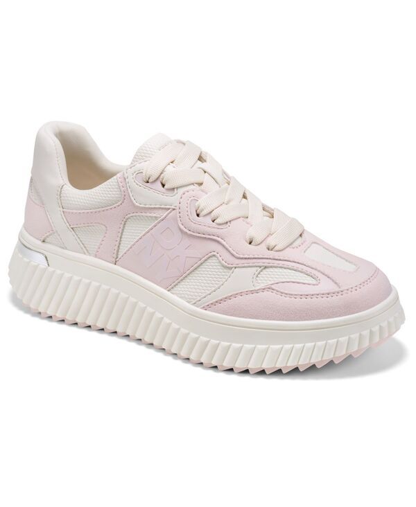 ダナ キャラン ニューヨーク レディース シューズ スニーカー プラットフォーム レース DKNY Womens Lachele LaceUplatform Sneakersoft WhiteLigh