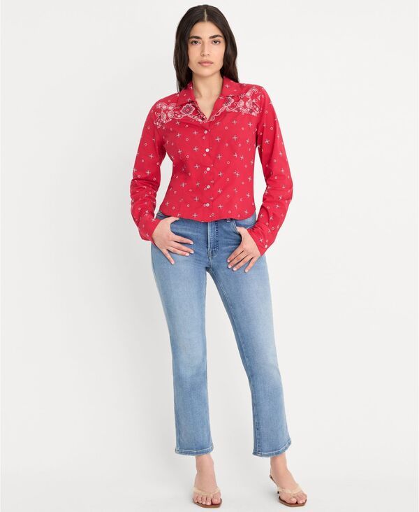 グッドアメリカン レディース ボトムス デニムパンツ プチ ジーンズ Good American Petite Dolly Joleans MidRise StraightLeg Jeans Indi