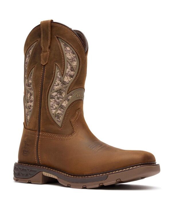 ジョージブーツ メンズ シューズ ブーツ・レインブーツ GEORGIA BOOT Mens Mans CarboTec FLX 11 PullOn Work Boot Brown ブラウン