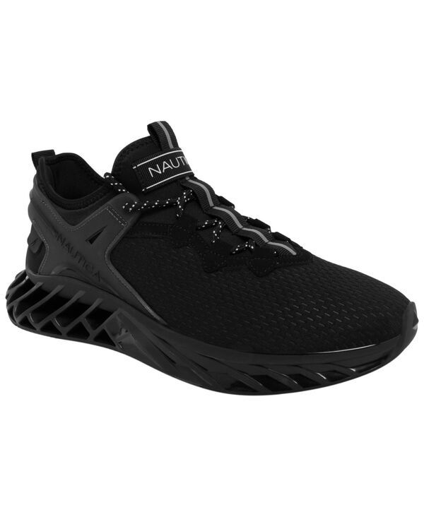 ナウティカ メンズ シューズ スリッポン・ローファー スニーカー Nautica Menslipon Athletic Sneakers Black ブラック