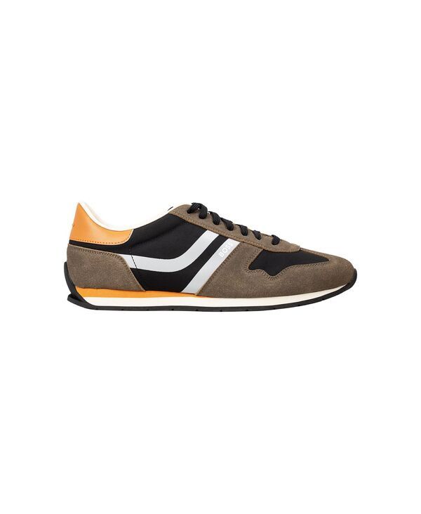 ボス メンズ シューズ スニーカー レース BOSS Mens Levon Running LaceUp Sneakers Brown ブラウン
