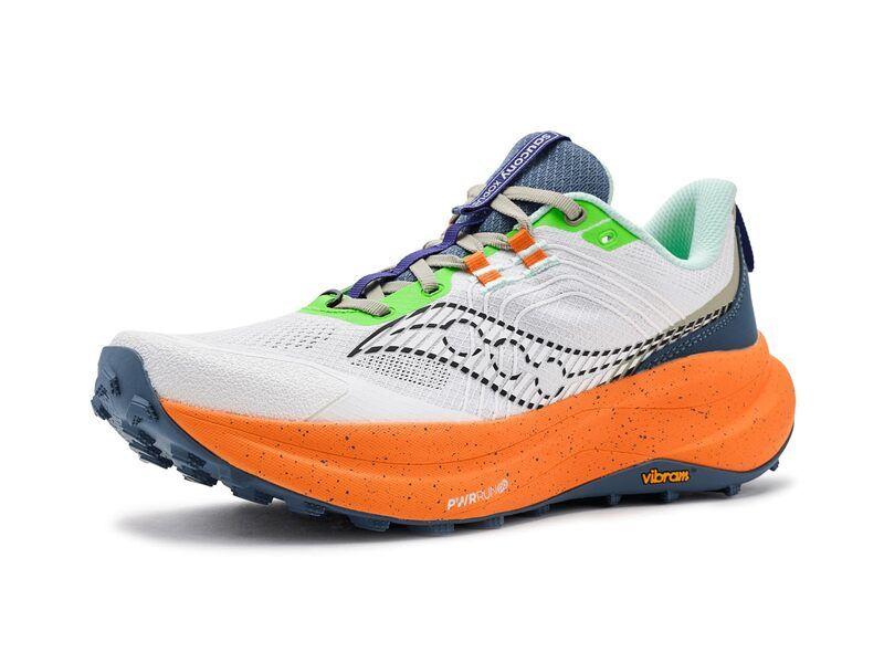 サッカニー メンズ シューズ スニーカー Saucony Xodus Ultra 4 WhiteTumeric ホワイト