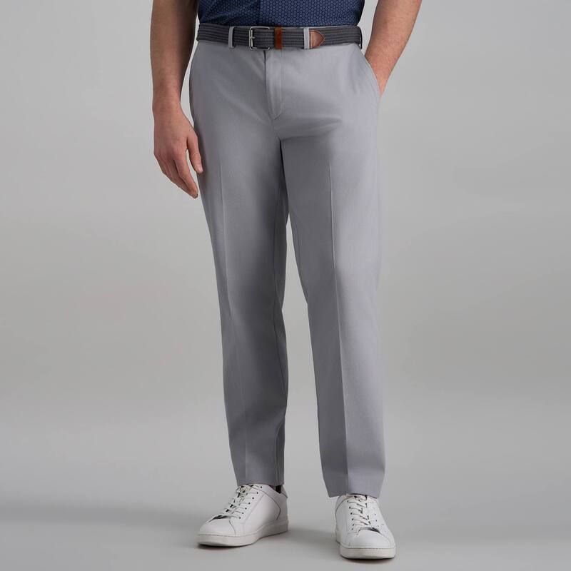 ハガー レディース ボトムス カジュアルパンツ Mens HaggarWrinkle Free Performance Khaki Straight Fit Flat Front Pant Light
