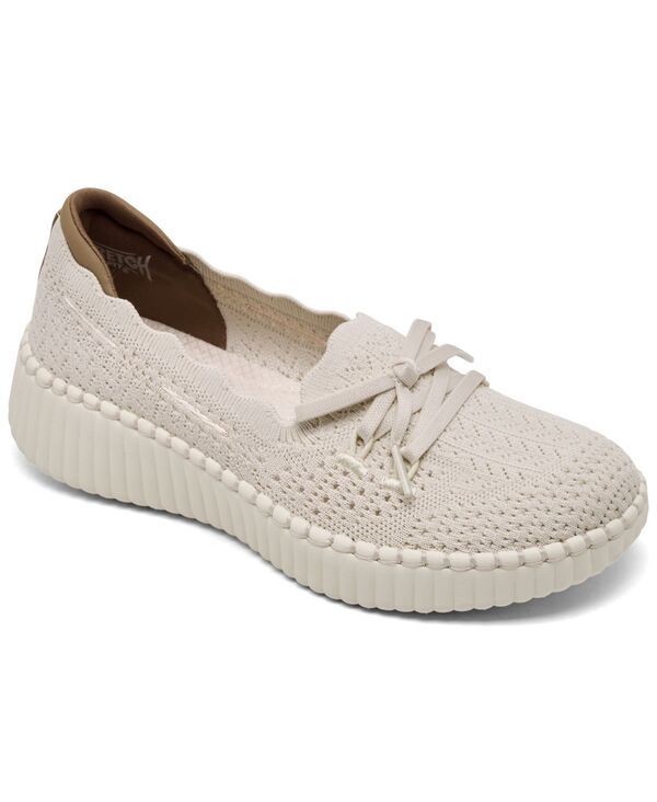 スケッチャーズ レディース シューズ スニーカー ニット Skechers Womens Wilshire Blvd Knit Sail SlipOn Casual Sneakers from Fin