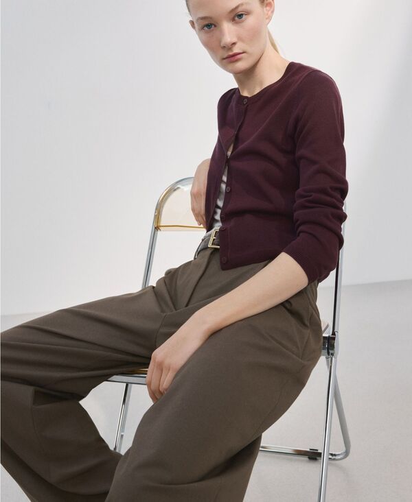 マンゴ レディース アウター ニット・セーター カーディガン MANGO Womens FineKnit StraightFit Cardigan Sky Blue ブルー マンゴ レディース アウター ニット・セーター カーディガン MANGO Womens FineKnit StraightFit Cardigan Sky Blue ブルー