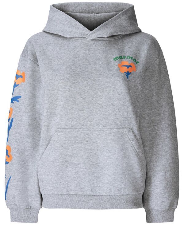 マーモット レディース アウター パーカー・スウェット Marmot Womens Born to Bloom Hoodie Grey Heather グレー