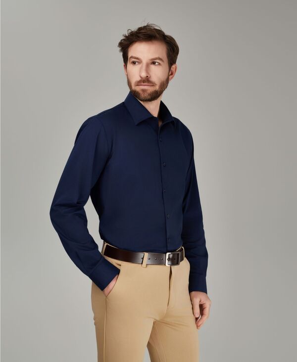 アルファニ メンズ トップス シャツ Alfani Mens RegularFit Solidresshirt Macys Exclusive Navy ネイビー