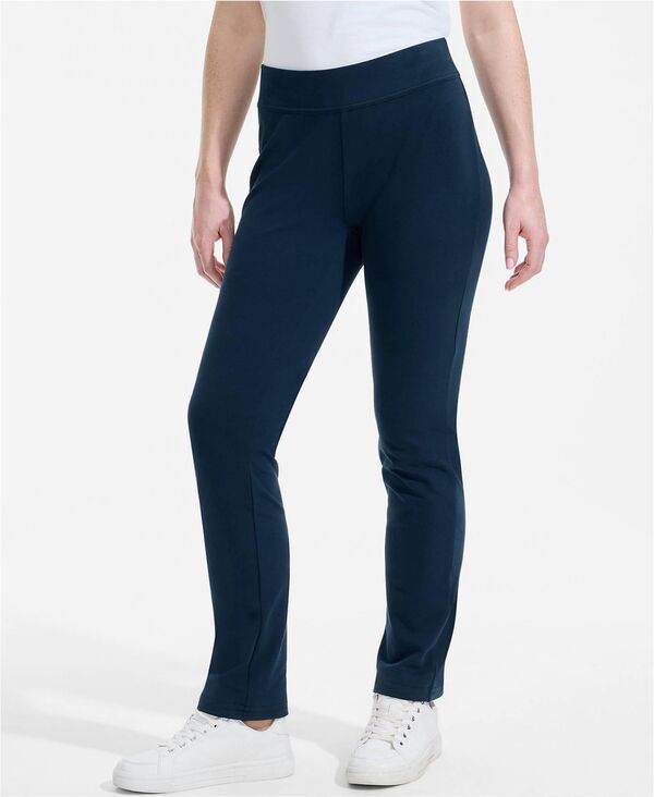 ランズエンド レディース ボトムス カジュアルパンツ Lands End Womenstarfish Mid Rise Slim Leg Pants Radiant navy ネイビー
