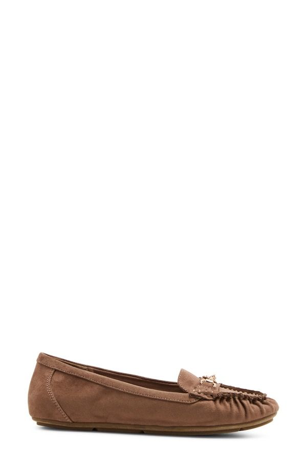 アンクライン レディース シューズ スリッポン・ローファー Anne Klein Hewlett Bit Loafer Taupe トープ