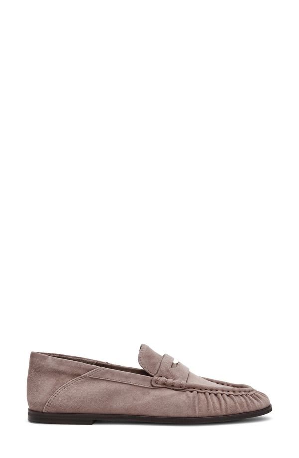 スティーブ マデン レディース シューズ スリッポン・ローファー Steve Madden Stewart Convertible Penny Loafer Taupe Suede トープ