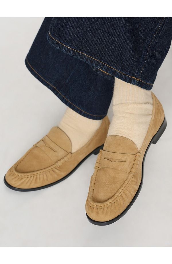 リフォーメーション レディース シューズ スリッポン・ローファー ギャザー Reformation Francine Ruched Loafer Hazel Suede リフォーメーション レディース シューズ スリッポン・ローファー ギャザー Reformation Francine Ruched Loafer Hazel Suede