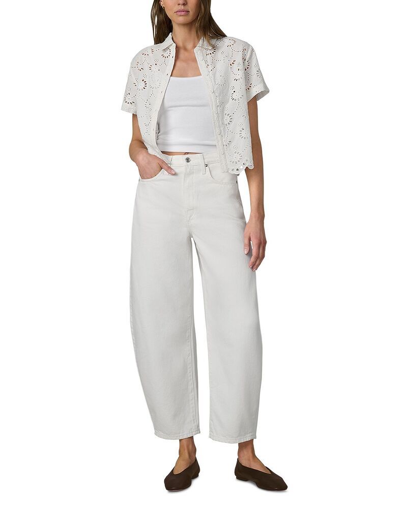 ジョーズジーンズ レディース ボトムス デニムパンツ Joes Jeans The Billie Crop Bow Leg Jeans in Milk