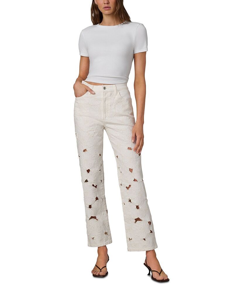 ジョーズジーンズ レディース ボトムス デニムパンツ フラワー柄 フラワー Joes Jeans The Margot Allover Broderie Jeans in Ecru Floral Ec ジョーズジーンズ レディース ボトムス デニムパンツ フラワー柄 フラワー Joes Jeans The Margot Allover Broderie Jeans in Ecru Floral Ec