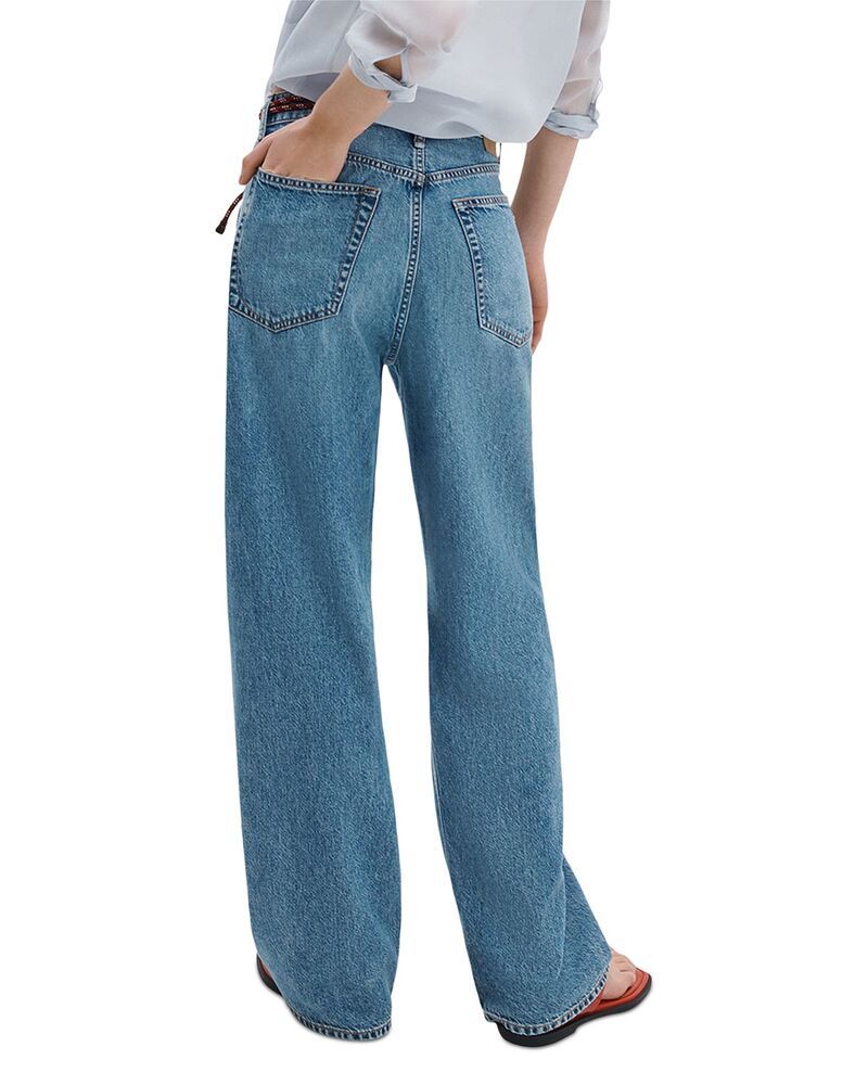 ラグアンドボーン レディース ボトムス デニムパンツ ワイドレッグ ジーンズ rag bone Featherweight Logan High Rise Wide Leg Jeans in Lyon ラグアンドボーン レディース ボトムス デニムパンツ ワイドレッグ ジーンズ rag bone Featherweight Logan High Rise Wide Leg Jeans in Lyon