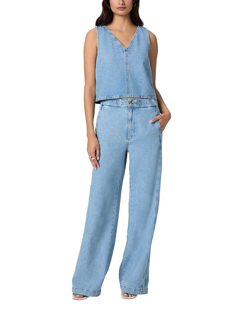 ペイジ レディース ボトムス デニムパンツ ワイドレッグ ジーンズ PAIGE Rumi High Rise Wide Leg Jeans in Revolution