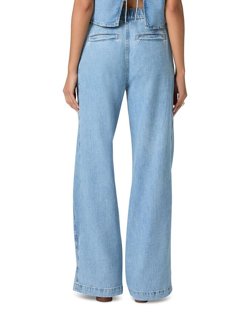 ペイジ レディース ボトムス デニムパンツ ワイドレッグ ジーンズ PAIGE Rumi High Rise Wide Leg Jeans in Revolution