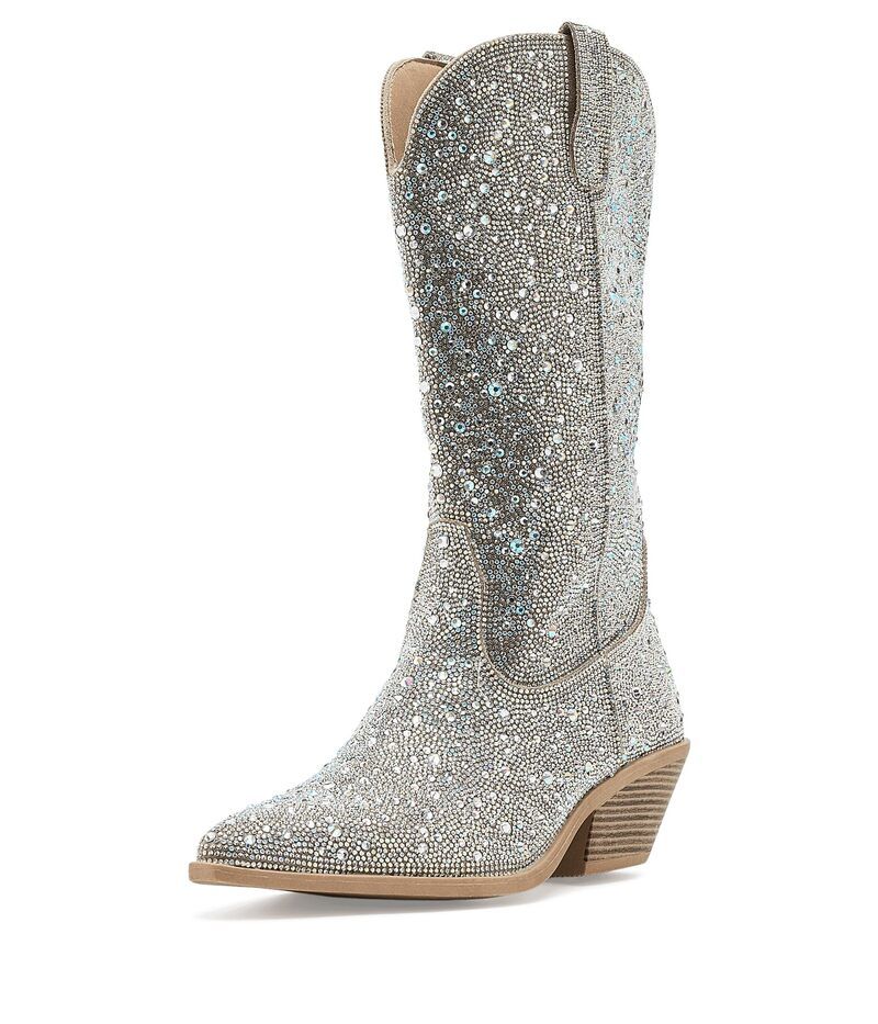 ローパー レディース シューズ ブーツ・レインブーツ Roper Nettie Crystal Silver シルバー
