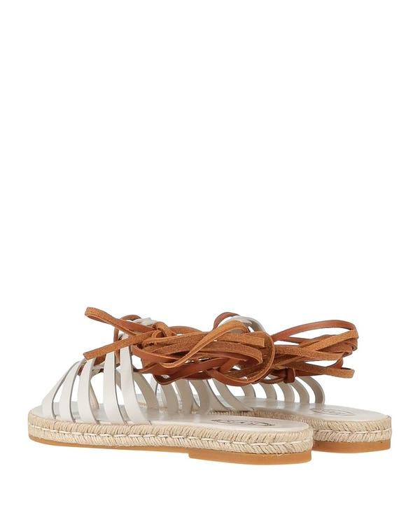 トッズ レディース シューズ スリッポン・ローファー エスパドリーユ TODS White ホワイト