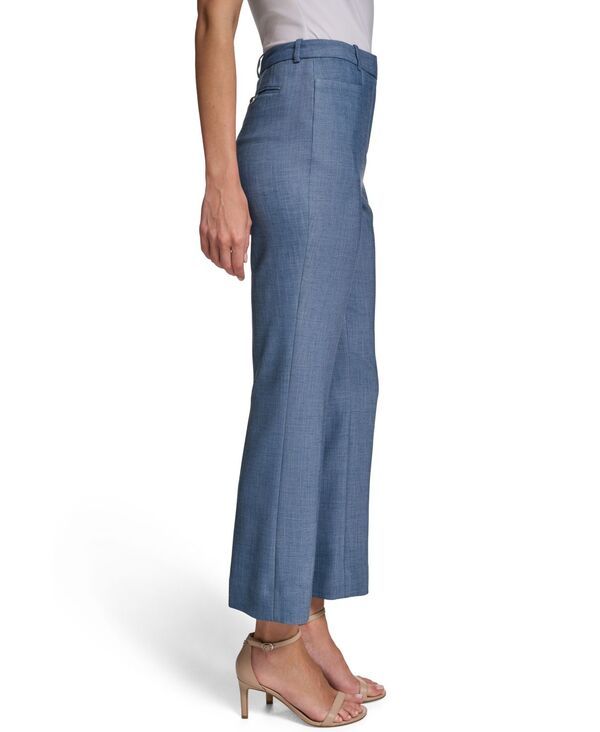 カルバンクライン レディース ボトムス カジュアルパンツ プチ ハイウエスト Calvin Klein Petite HighWaisted ModernFit Pants Light Indigo