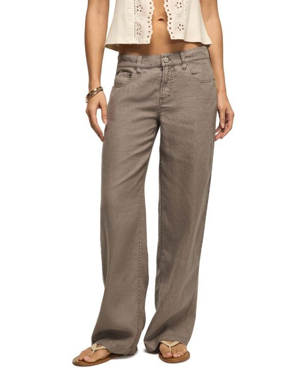 ラッキーブランド レディース ボトムス カジュアルパンツ Lucky Brand Womens Baggy WideLeg Pants Castlerock