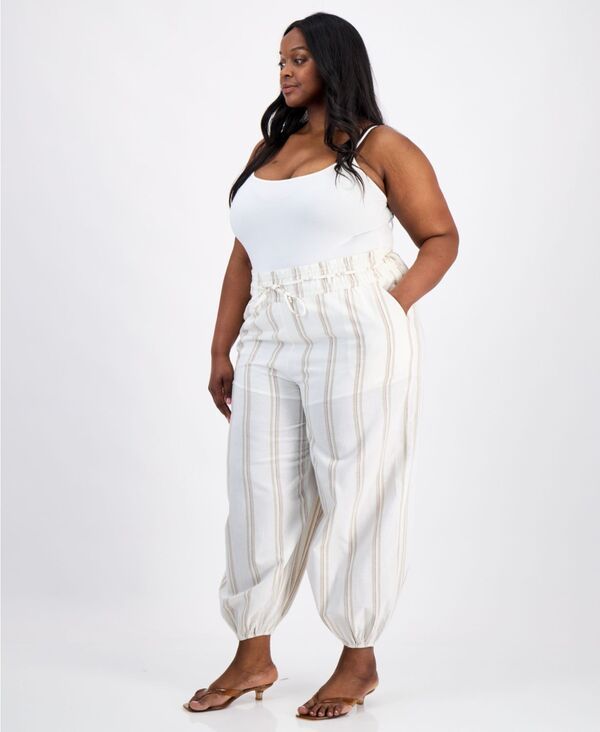 アンドノウディス レディース ボトムス カジュアルパンツ プラスサイズ And Now This Trendy Plusize Striped Jogger Pants Macys Exclusive アンドノウディス レディース ボトムス カジュアルパンツ プラスサイズ And Now This Trendy Plusize Striped Jogger Pants Macys Exclusive