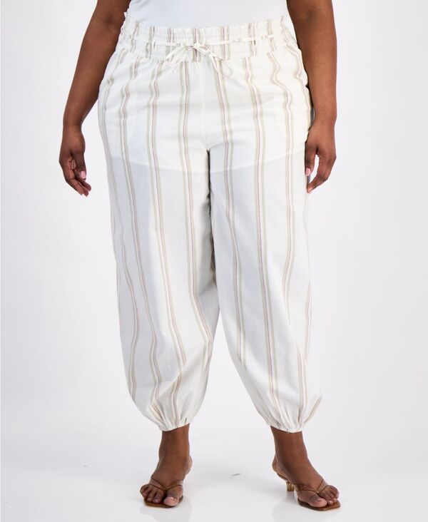アンドノウディス レディース ボトムス カジュアルパンツ プラスサイズ And Now This Trendy Plusize Striped Jogger Pants Macys Exclusive アンドノウディス レディース ボトムス カジュアルパンツ プラスサイズ And Now This Trendy Plusize Striped Jogger Pants Macys Exclusive