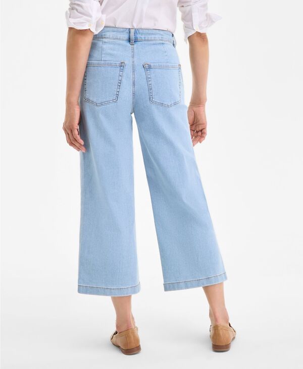 スタイルアンドコー レディース ボトムス デニムパンツ プチ クロップド ジーンズ Style Co Petite HighRise WideLeg Cropped Jeans Exclusively スタイルアンドコー レディース ボトムス デニムパンツ プチ クロップド ジーンズ Style Co Petite HighRise WideLeg Cropped Jeans Exclusively