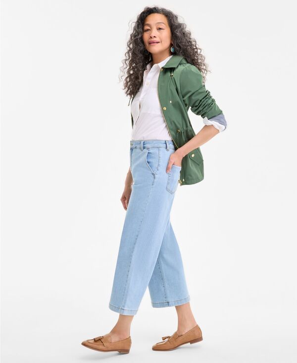 スタイルアンドコー レディース ボトムス デニムパンツ プチ クロップド ジーンズ Style Co Petite HighRise WideLeg Cropped Jeans Exclusively スタイルアンドコー レディース ボトムス デニムパンツ プチ クロップド ジーンズ Style Co Petite HighRise WideLeg Cropped Jeans Exclusively