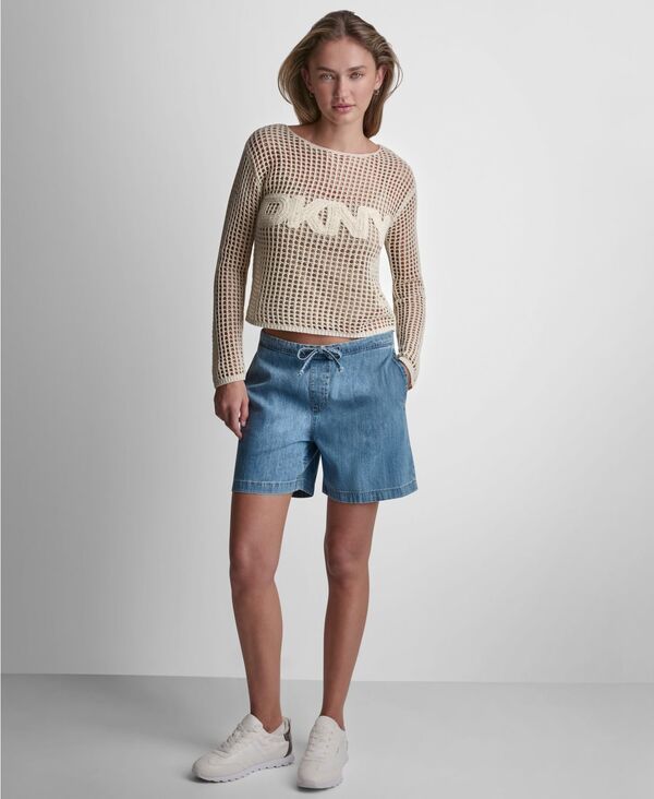 ダナキャランニューヨーク レディース アウター ニット・セーター 長袖 DKNY Jeans Womens LongSleeve Boat Neck Sweater Eggnog ダナキャランニューヨーク レディース アウター ニット・セーター 長袖 DKNY Jeans Womens LongSleeve Boat Neck Sweater Eggnog