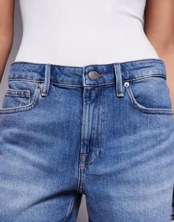 グッドアメリカン レディース ボトムス ハーフパンツ・ショーツ ショートパンツ コットン デニム Good American cotton rich everyday denim shorts in