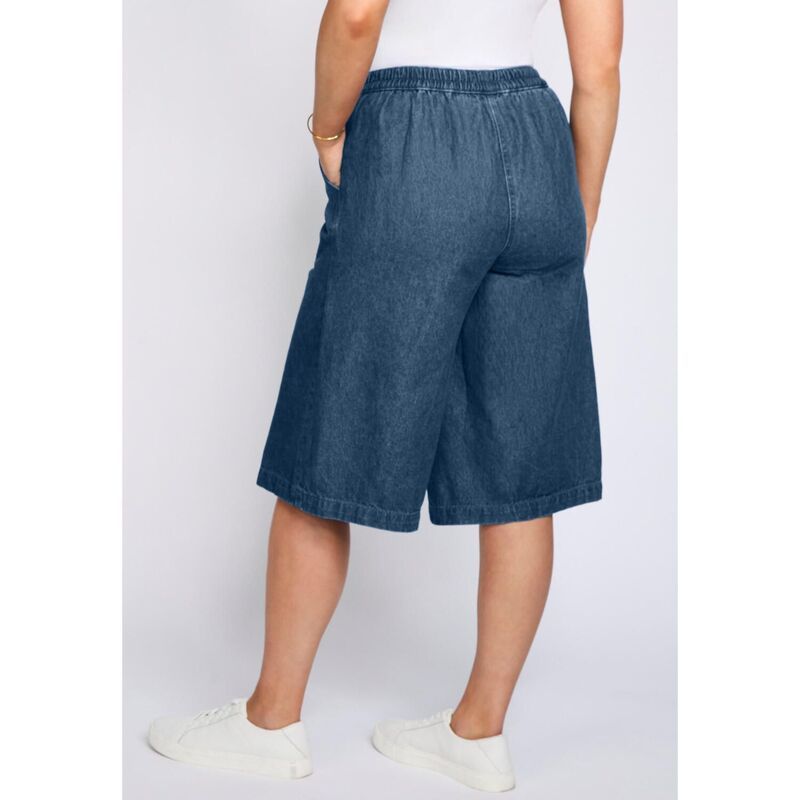 ウーマン ウィズイン レディース ボトムス ハーフパンツ・ショーツ リラックスフィット プラスサイズ Woman Within Plusize Relaxed Fit Coulotte Light S