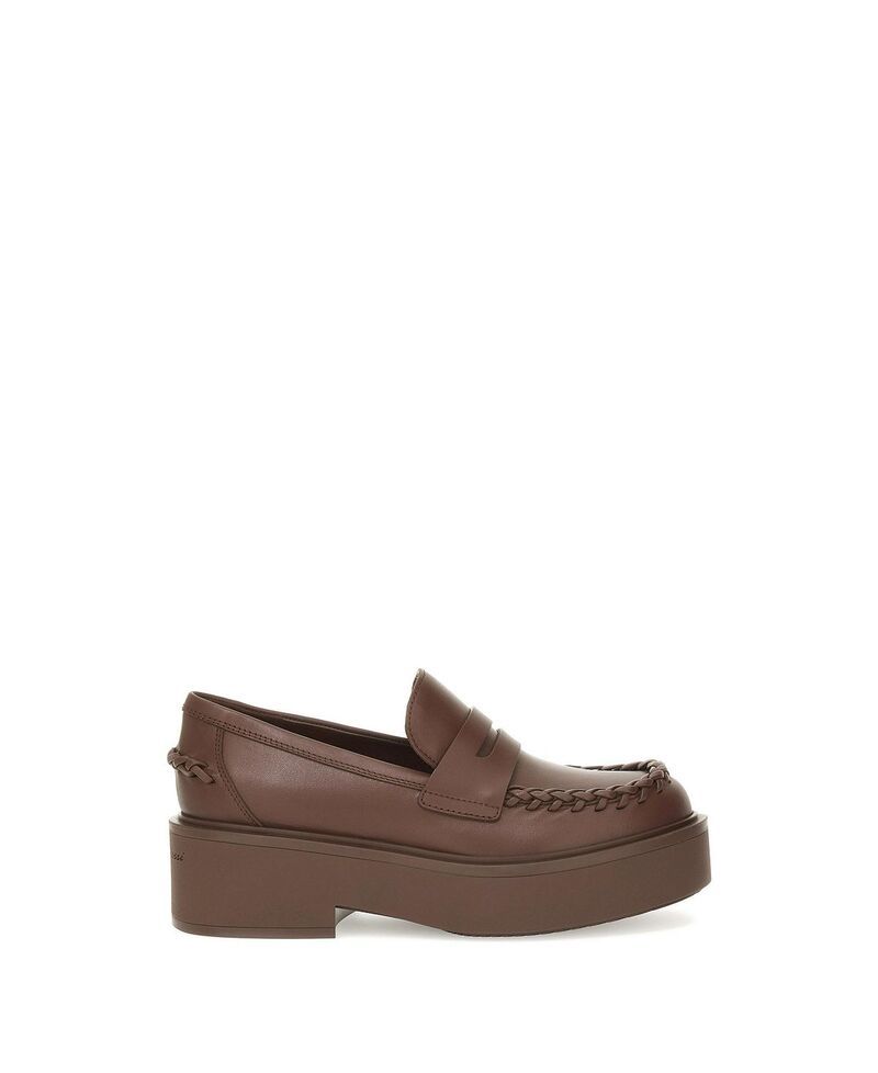 ジャンヴィト ロッシ レディース シューズ スリッポン・ローファー Gianvito Rossi Womens Yuna Loafer Brown Calf Leather ブラウン ジャンヴィト ロッシ レディース シューズ スリッポン・ローファー Gianvito Rossi Womens Yuna Loafer Brown Calf Leather ブラウン