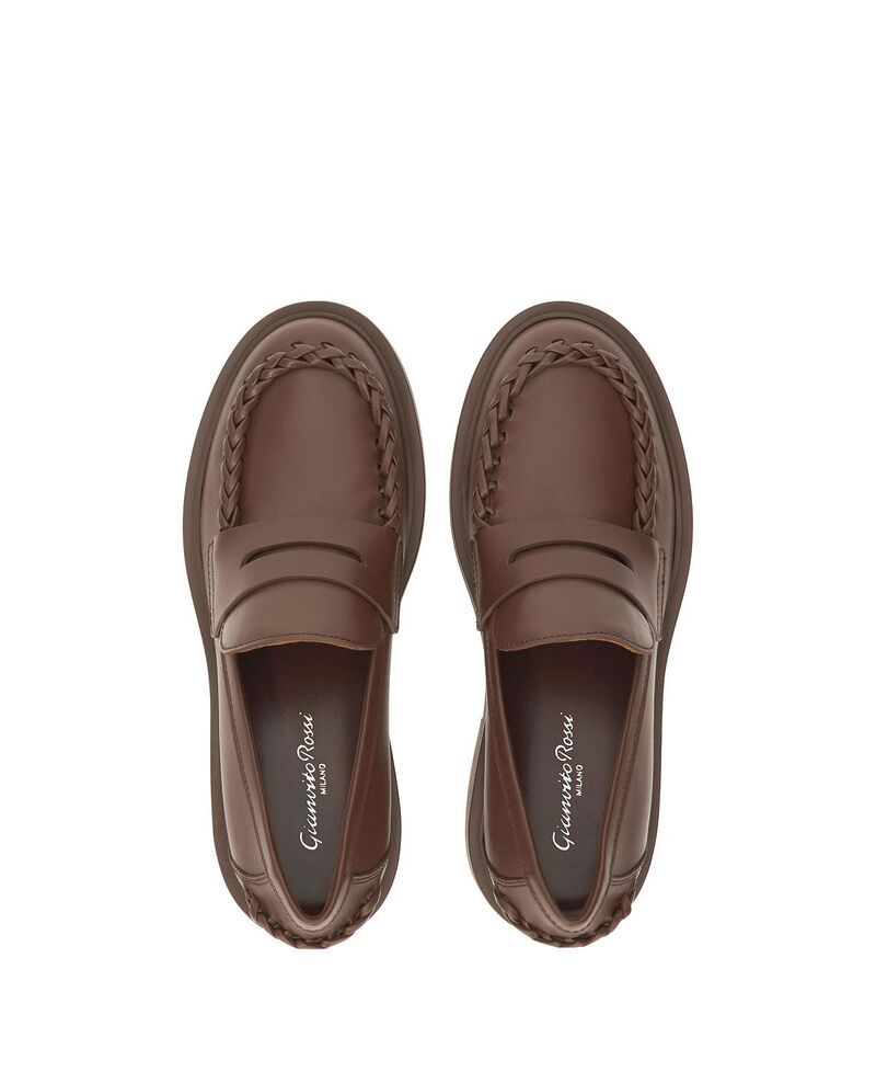 ジャンヴィト ロッシ レディース シューズ スリッポン・ローファー Gianvito Rossi Womens Yuna Loafer Brown Calf Leather ブラウン ジャンヴィト ロッシ レディース シューズ スリッポン・ローファー Gianvito Rossi Womens Yuna Loafer Brown Calf Leather ブラウン
