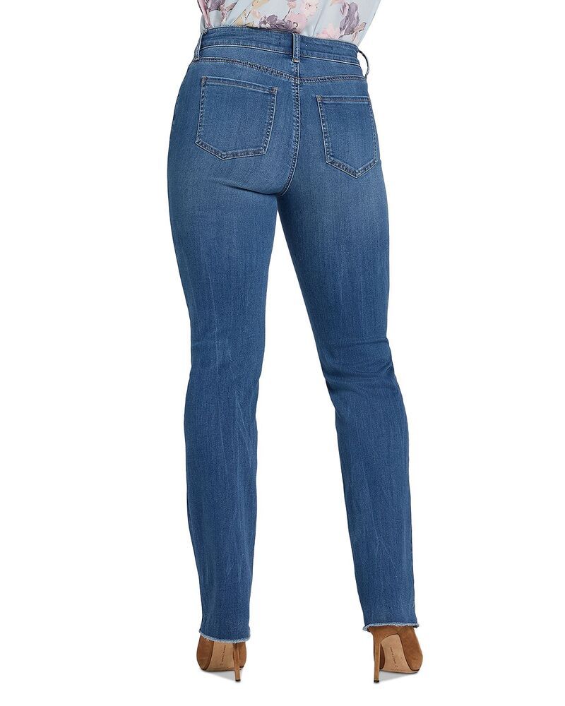 エヌワイディージェイ レディース ボトムス デニムパンツ ジーンズ NYDJ Marilyn High Rise Button Fly Straight Jeans in Wild River Wil