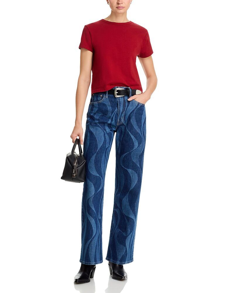 マザー レディース ボトムス デニムパンツ ジーンズ MOTHER The Lasso Sneak High Rise Jeans in Twist ofate Twist ofate