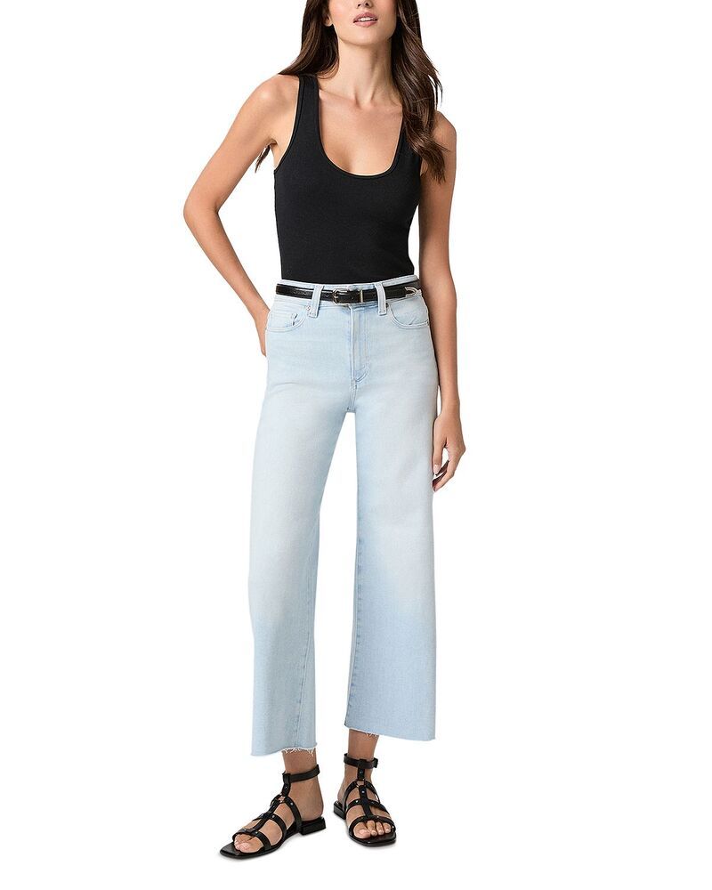 ペイジ レディース ボトムス デニムパンツ ワイドレッグ アンクル ジーンズ PAIGE Anessa High Rise Ankle Wide Leg Jeans in Motif