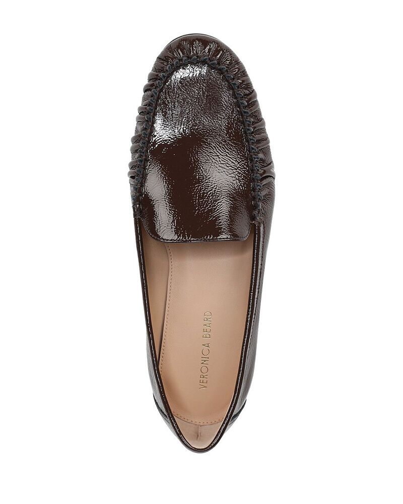 ヴェロニカ ベアード レディース シューズ スリッポン・ローファー レザー Veronica Beard Womens Prilla Leather Loafers Espresso Leather
