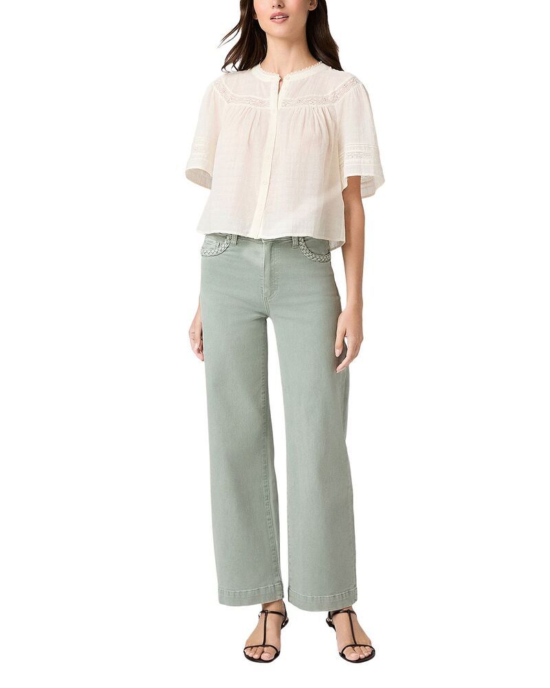 ペイジ レディース ボトムス デニムパンツ ワイドレッグ ヴィンテージーンズ PAIGE Anessa High Rise Wide Leg Jeans in Vintage Seaglass Vin