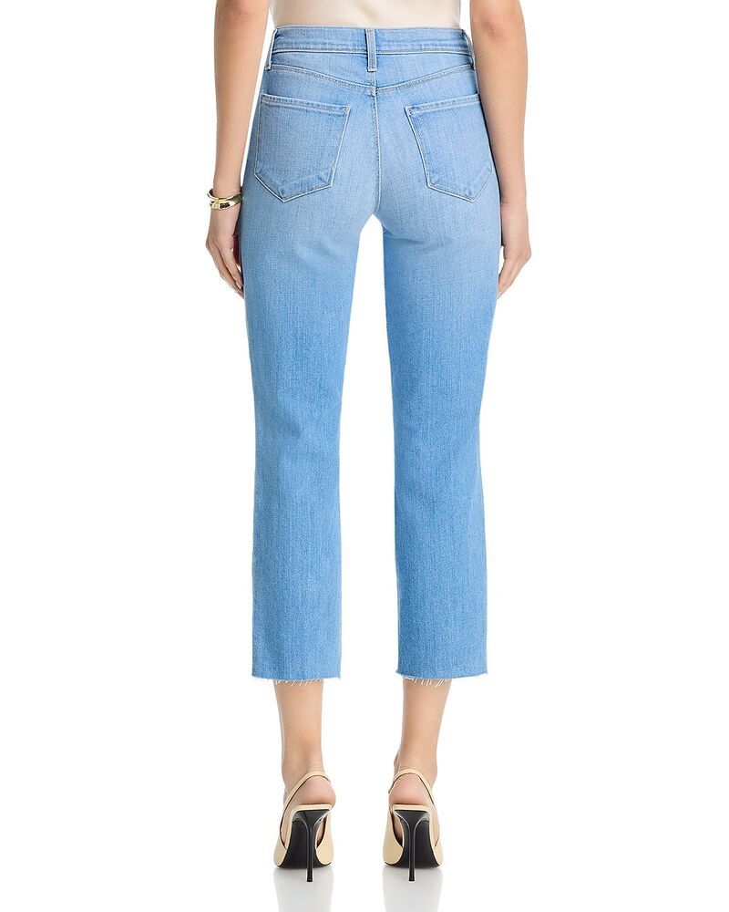 ラジャンス レディース ボトムス デニムパンツ ジーンズ LAGENCE Sada High Rise Slim Crop Jeans in Pacific