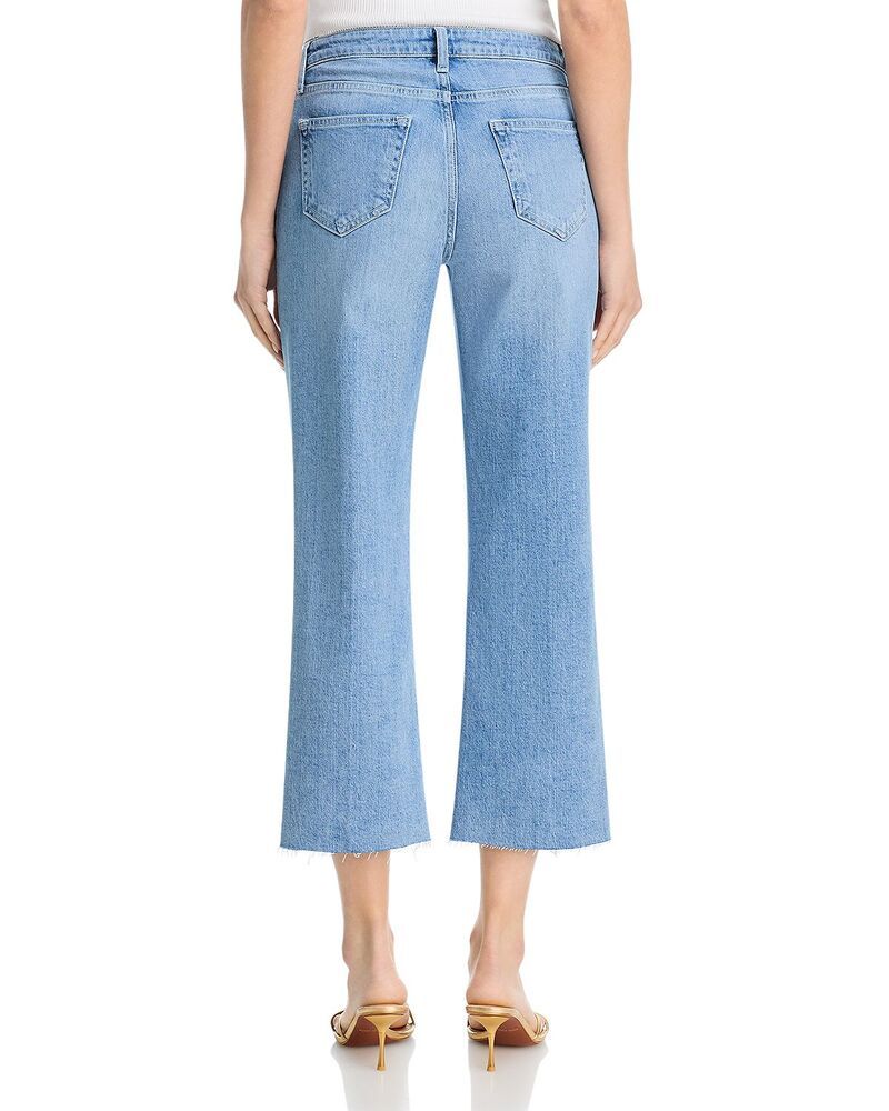 ラジャンス レディース ボトムス デニムパンツ ワイドレッグ ジーンズ LAGENCE Wanda High Rise Crop Wide Leg Jeans in Granova