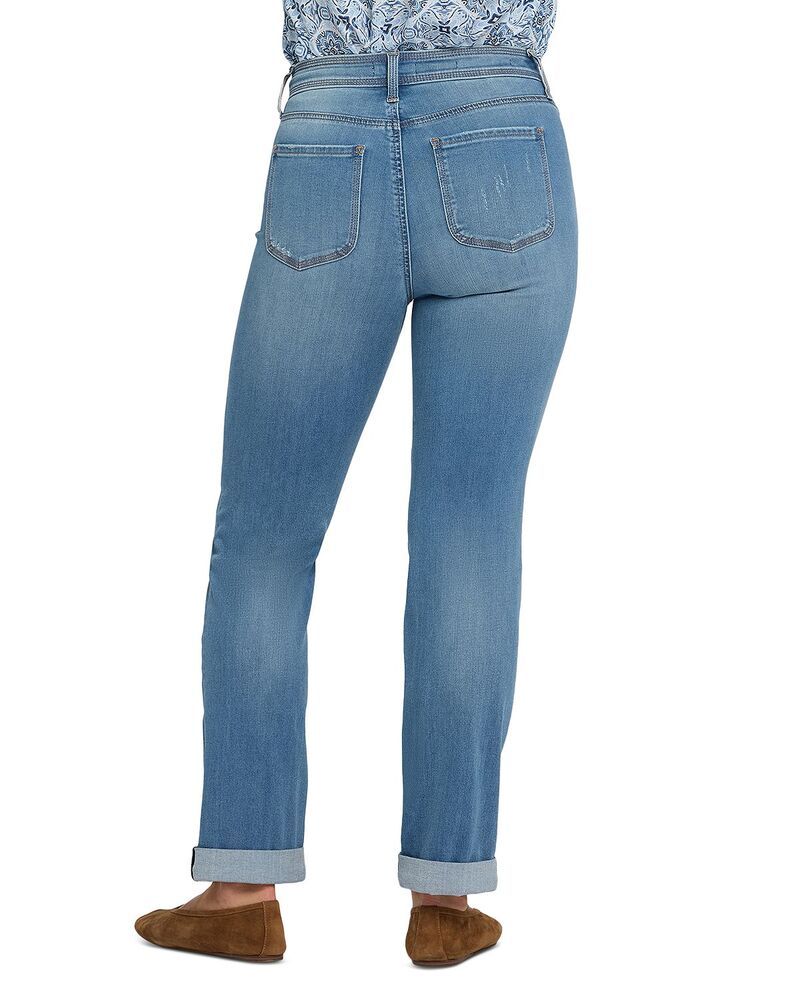 エヌワイディージェイ レディース ボトムス デニムパンツ ジーンズ NYDJ Marilyn High Rise Triple Stitch Straight Jeans in Morning Tid
