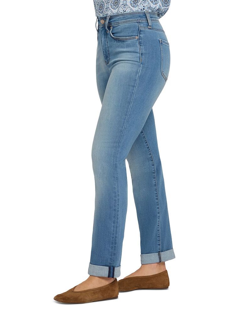 エヌワイディージェイ レディース ボトムス デニムパンツ ジーンズ NYDJ Marilyn High Rise Triple Stitch Straight Jeans in Morning Tid