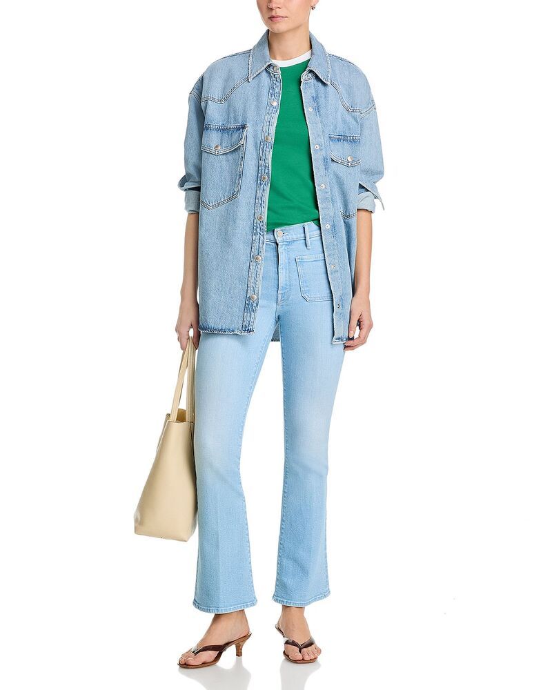 マザー レディース ボトムス デニムパンツ ジーンズ MOTHER The Patch Pocket Weekender High Rise Jeans in Sauced By Six Sauced