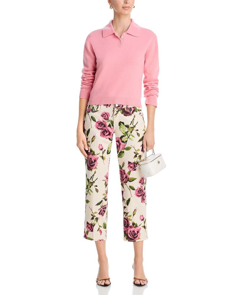 ラジャンス レディース ボトムス デニムパンツ ローライズ ジーンズ LAGENCE Blaine Low Rise Crop Stovepipe Jeans in EcruMauve Romanti ラジャンス レディース ボトムス デニムパンツ ローライズ ジーンズ LAGENCE Blaine Low Rise Crop Stovepipe Jeans in EcruMauve Romanti