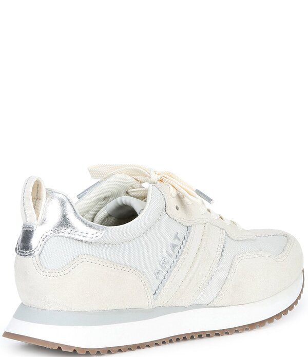 アリアト レディース ボトムス カジュアルパンツ スニーカー スエード レース Ariat Ranch Runner Lace Up Suede Sneakers BeigeKhaki カーキ